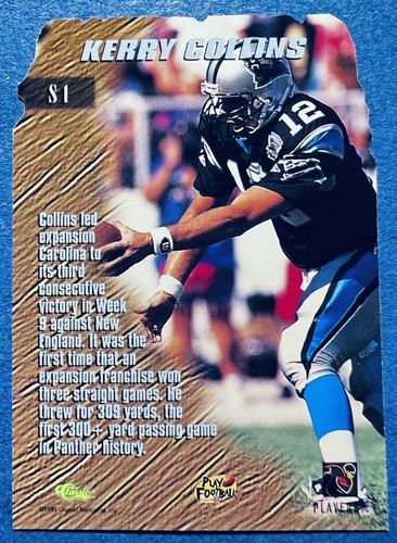 Kerry Collins 1996 Classic NFL Experience esculpida #S1 Carolina Panthers 🙂 casi nuevo+ - Imagen 2 de 3