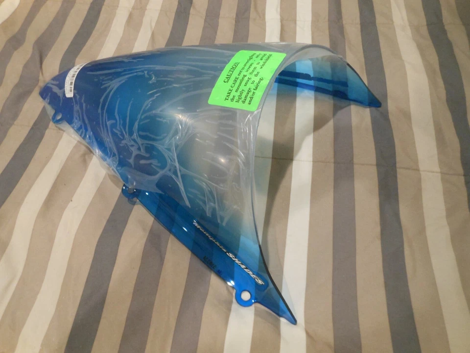 Новый Memphis абажуры Yamaha 04-06 YZF-R1 синий ветровое стекло # 2301-0152 - Изображение 2 из 4