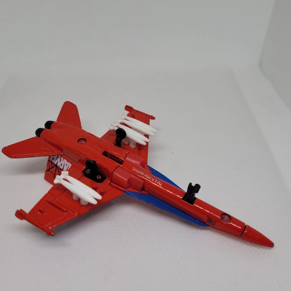 Maisto Spiderman Airplane 2004 Marvel F/A18C - Image 3 of 4