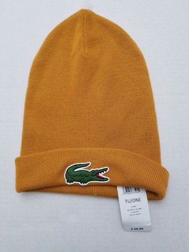 Lacoste Big Croc Winter Hat Skull Cap 