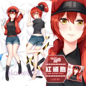 photo White Blood Cell Anime Full Body details about 59 cells at work red blood cell anime dakimakura hugging body otaku pillowcase