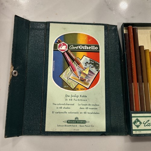 24 Vintage Carb Othello Art Pencils MADE IN Germany - Picture 2 of 4