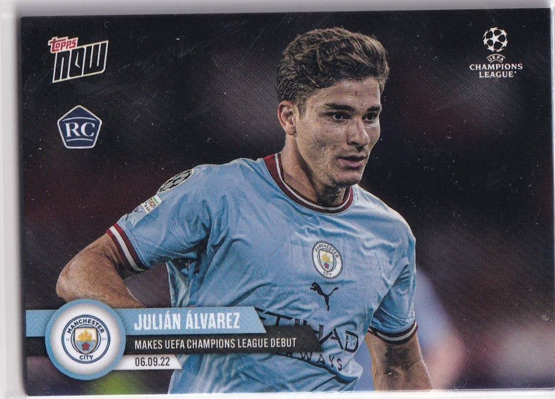 topps now Julian Alvarez UCL 014 アルバレス Julián Alvarez - 2024-25 UCL Topps NOW® Card 113 - PR: 434