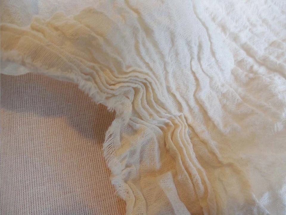 Mousseline Mull ungefärbt ungebleicht natur 100% Baumwolle 145cm breit 110g/lfm - Bild 3 von 4