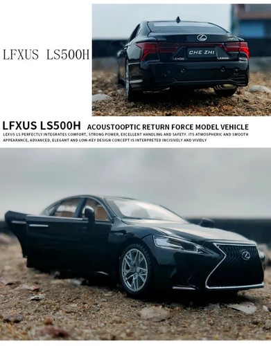 1:32 Lexus LS500H 2024 Diecast Car Toy Model With Sound & Light Kids Toy Gift - Picture 16 of 26
