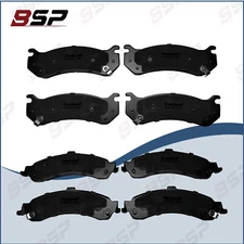 Front Rear Ceramic Brake Pads For Chevy Silverado/ Avalanche/Suburban 1500 Tahoe