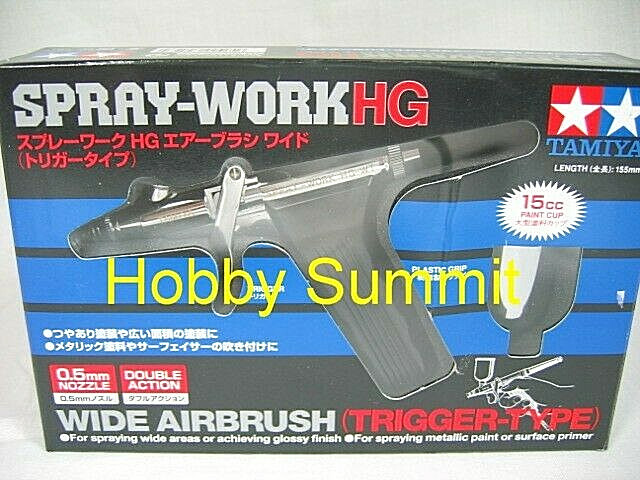 Tamiya HG Trigger-Type AIRBRUSH Wide Area Spray-Work 1/6 1 Tamiya HG Trigger-Type AIRBRUSH Wide Area Spray-Work 1/6 1