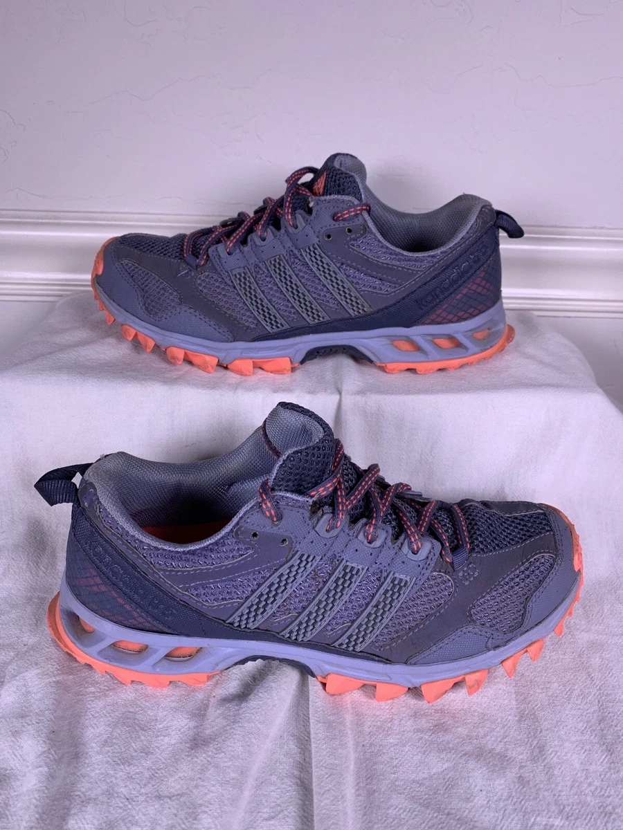 Secretario para ver Mediante Adidas Kanadia Tr5 Trail Running Shoes Gray G97047 Low Top Lace Up  Women&#039;s 6.5 | eBay