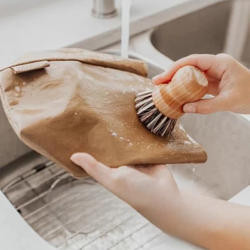 1pcs Lavabile Cibo Sacchetti Cartone Organizer Borsa Frigorifero Portaoggetti - Immagine 3 di 4