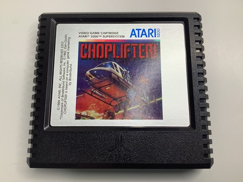 Atari 5200 Choplifter! Video Game includes Cartridge, Manual, Box - Picture 2 of 16