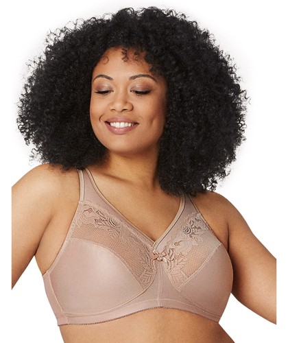 Glamorise MagicLift Wirefree Minimizer Bra, Cafe Beige, 42G - Picture 3 of 8