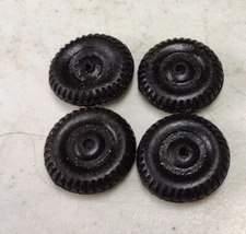 Vintage NOS 4 Count 1950's Toy Truck & Car 7/8" Replacement Wheels Structo Bulk