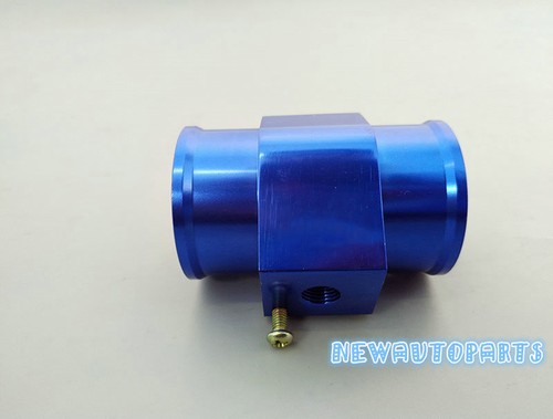 Blue 34mm Water Temp Joint Pipe Radiator Hose Temperature Gauge Sensor Adapter - Picture 9 of 9