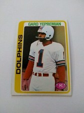 1978 Topps Football Garo Yepremian #425 EX-MT+ Set Break