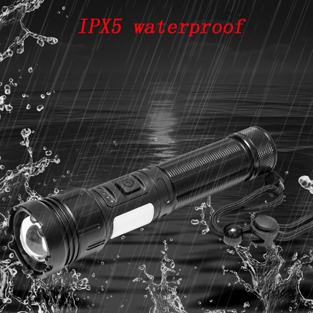 Super-Bright 1000000LM LED Tactical Flashlight Torch Zoomable Rechargeable Lamps - Picture 7 of 15