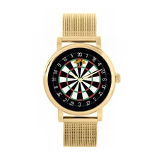 Toff London TLWS-31116 Ladies Gold Dartboard 180 Watch