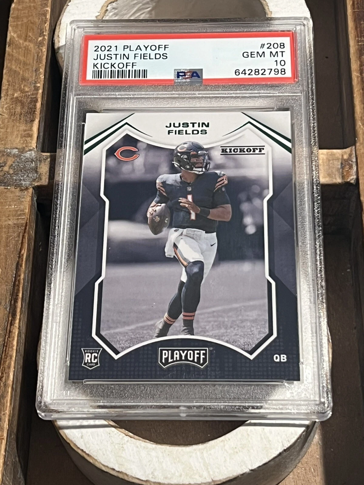 Justin Fields Panini Playoff #208 Kickoff