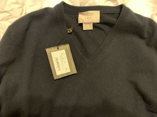 Maglione Ermenegildo Zegna premium in cashmere US 38 EU 48 fatto a mano in ITALIA - Foto 6 di 12