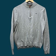 Vineyard Vines by Shep  Ian Cotton 1/4 Zip Pullover Sweatshirt Boys Sz XL