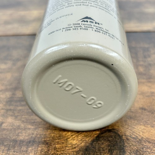 MSR USMC bottiglia carburante marrone chiaro 20 once oz per stufa da campeggio XGK Whisperlite M07-09 - Foto 10 di 11