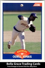 1989 Score Odell Jones #579 Milwaukee Brewers MLB Baseball