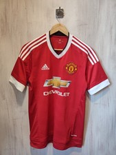 Manchester United 2015 2016 home Size S shirt jersey football soccer trikot kit
