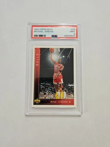 1993 Michael Jordan Upper Deck #23 Chicago Bulls PSA 9