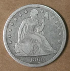 $1 1860-O Seated Liberty Dollar Fine Detail New Orleans Mint * AvenueCoin