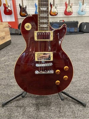 Very Good Epiphone Les Paul Standard Electric Guitar, Rosewood Fingerboard, Wine