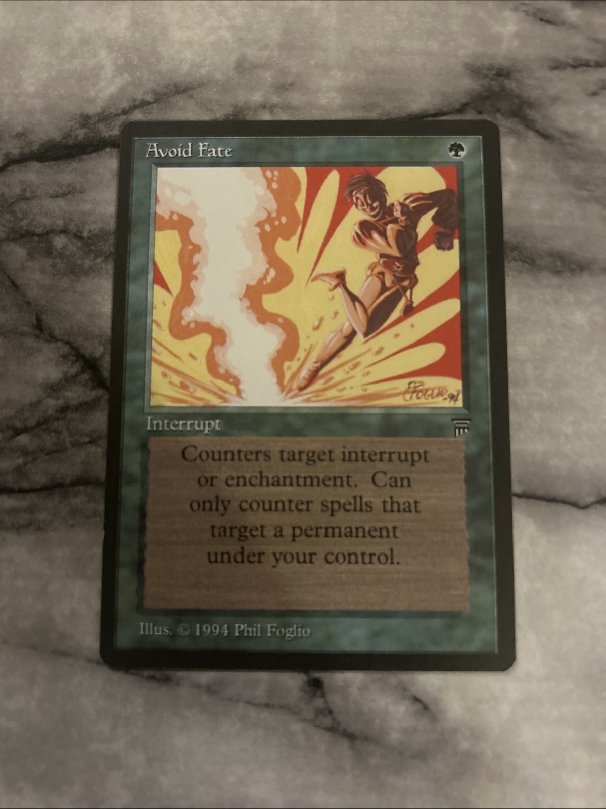 Avoid Fate MTG Legends 1994 | Vintage Green Instant | Magic