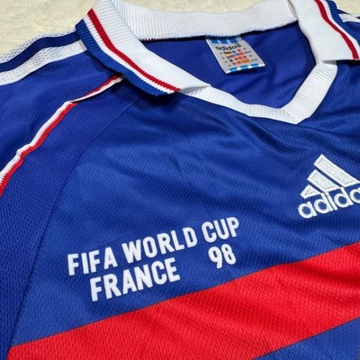 France 1998-99 WC Home Long Sleeve Football Jersey ZIDANE #10