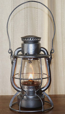 S-6-22 NEW YORK CENTRAL DIETZ VESTA RR LANTERN EMBOSSED CNX VESTA GLOBE PAT. #'s