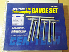 Central Tools 6pc Telescoping Inside Diameter Gage Gauges Set 516-6 Central Tools 6pc Telescoping Inside Diameter Gage Gauges Set 516-6