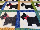 Scottie Dog Quilt - 79x79 Inch Square Throw or Full Bed Quilt — photo 4
