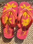 ESPRIT 1990s Palm Tree Rubber Sandals Size 8 Medium — photo 2