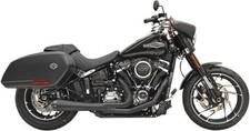 Bassani Manufacturing Road Rage 2-Into-1 Auspuff System - Schwarz Mit Voll