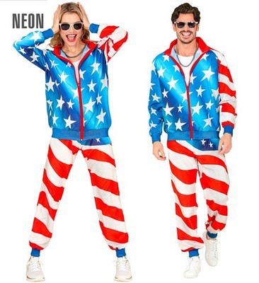 Widmann U.S.A. Party Fashion Tracksuit (Jacket, Pants) (L) Different Colors