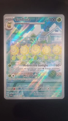 Sunflora 169/167 Sv06 Twilight Masquerade Illustration Rare