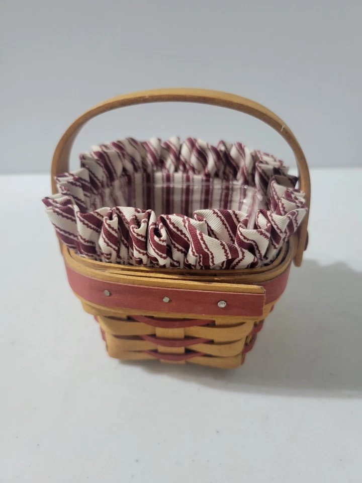 Combo protector de forro de canasta Longaberger 1995 Sweetheart Sentiments Foto 4 de 4