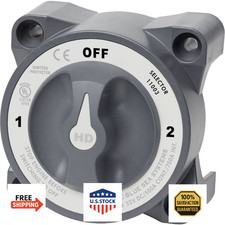 Blue Sea Systems 11003 HD-Series Heavy Duty 3 Position Selector Battery Switch w