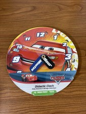 Pixar Cars Didactic Wooden Clock To Learn