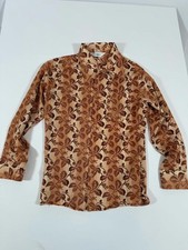 1970s Vintage Jantzen 100 Long Sleeve Shirt Made in USA