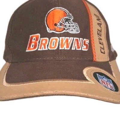 Puma  Cleveland Browns Vintage 90s NFL Pro Line Strap Back Hat Brown. Pre Owned.