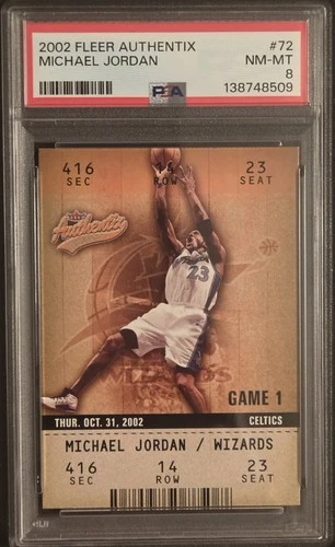 Jordan 2002 Fleer Jordan #72