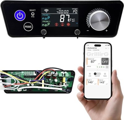 Smart WiFi PID Digital Trapezoid Control Board with App Control for Pit Boss Ver