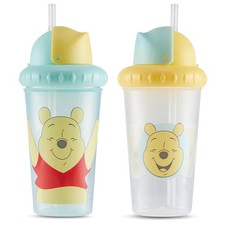 Disney Toddler Sippy Cups for Boys and Girls  10 Ounce Winnie The Pooh Faces