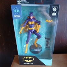 McFarlane DC Direct Digital Batgirl  DC Classic Purple Costume   NO CARDS