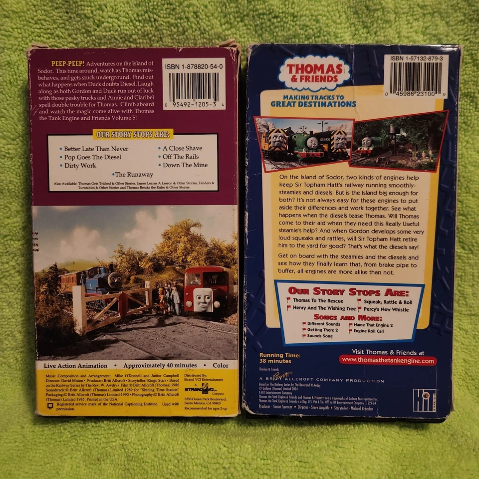 Thomas The Tank Engine And Friends VHS Lot George Carlin Ringo Star Mix Lot - Image 4 of 4