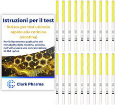 20 X Kit Di Test per Vape | Test per Fumatori | Test per Nicotina | Test Delle U