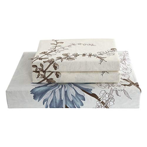 Ropa de cama Swanson silueta margarita estampado floral reversible 3 piezas 100 % algodón - Imagen 3 de 6
